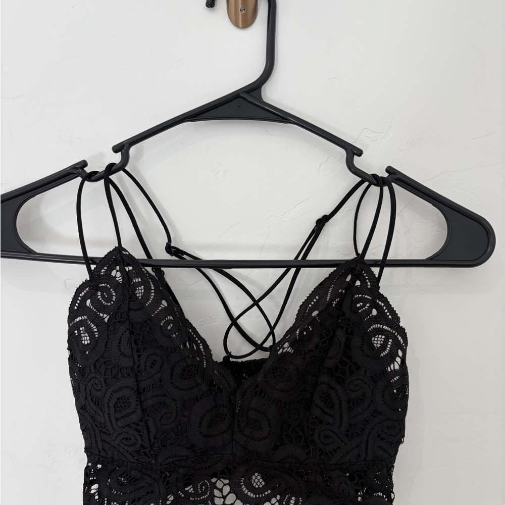 PINK Victoria's Secret Black Lace Bralette